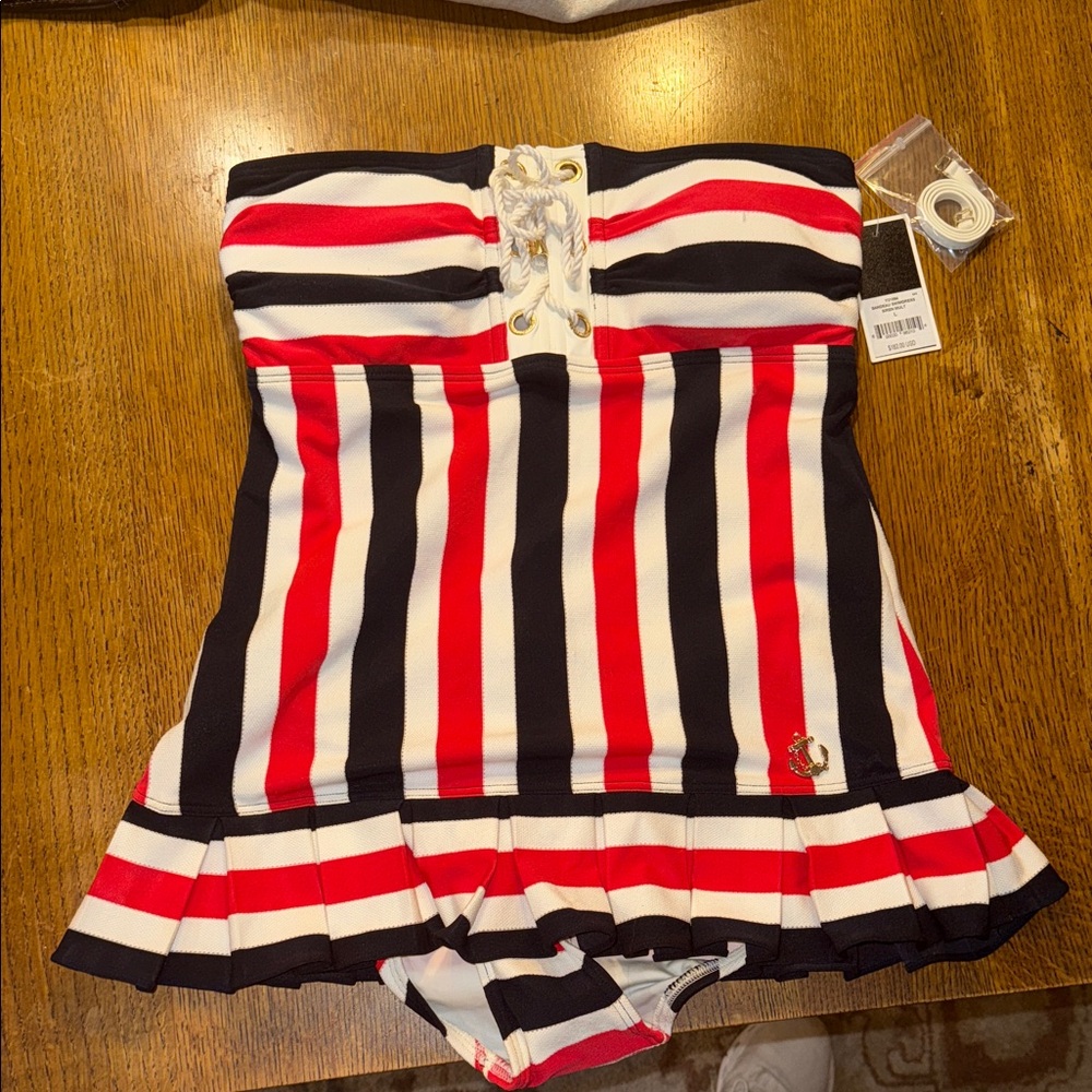 Nautical Striped women’s Swim Dress